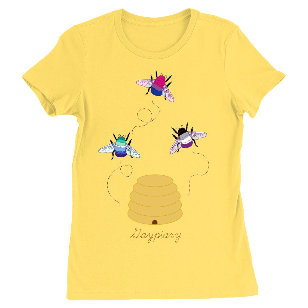 3 Bumblebees - Gaypiary DARK Fitted Tshirt | Bella + Canvas Apparel ninjaferretart