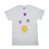 3 Bumblebees - Gaypiary LIGHT | Bumblebee Relaxed Fit Tshirt | Gildan Apparel ninjaferretart