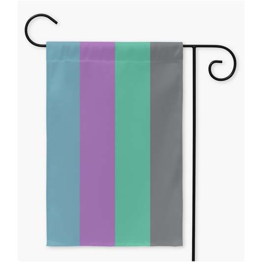 Enigmasexual Pride Yard and Garden Flags  | Single Or Double-Sided | 2 Sizes | Aro Ace Spectrum