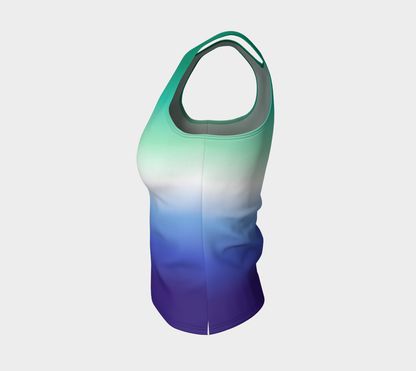 Gay Man (formerly Vincian - V2)  Gradient Fitted Tank (Long)