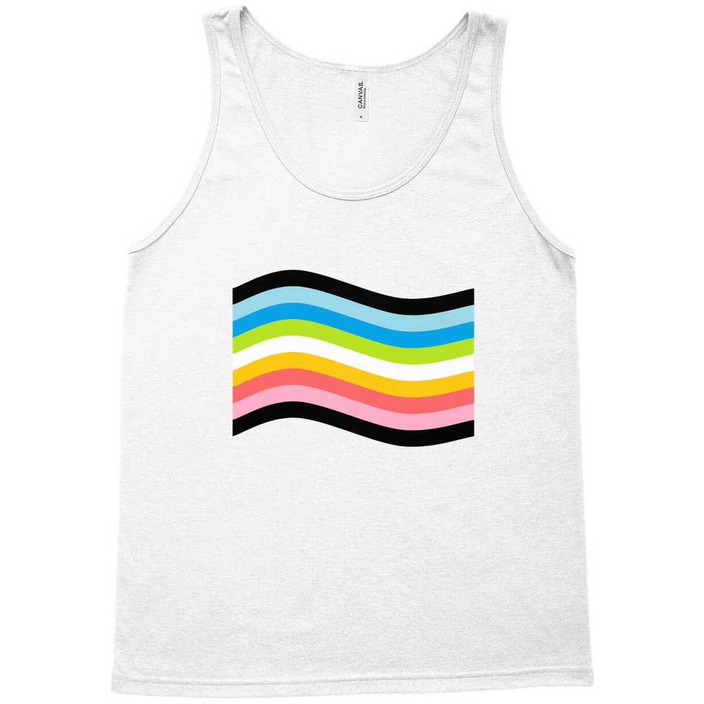 Orientation Pride Flag Relaxed Fit Tank Tops | Choose Your Flag | Bella + Canvas