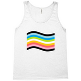Orientation Pride Flag Relaxed Fit Tank Tops | Choose Your Flag | Bella + Canvas