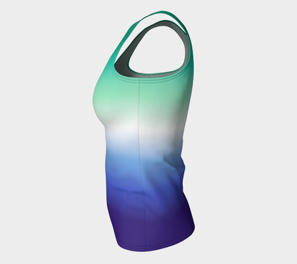 Gay Man (formerly Vincian - V2)  Gradient Fitted Tank (Long)