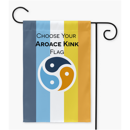 Choose Your Aro Ace Triskele Yard & Garden Flags | Single Or Double-Sided | 2 Sizes