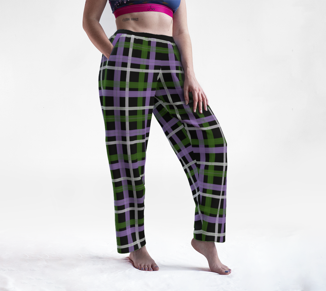 Genderqueer Plaid Lounge Pants