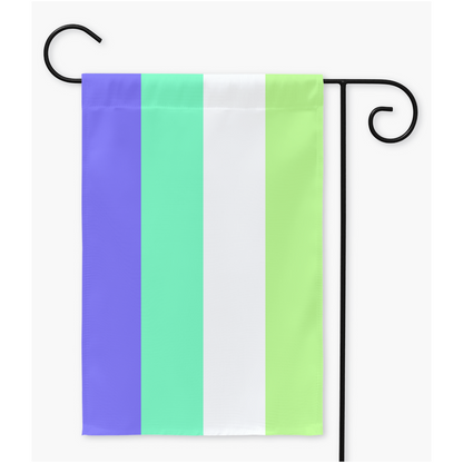 Genre sans étiquette - Drapeaux de cour et de jardin V1 | Simple ou double face | 2 tailles | Identité et expression de genre