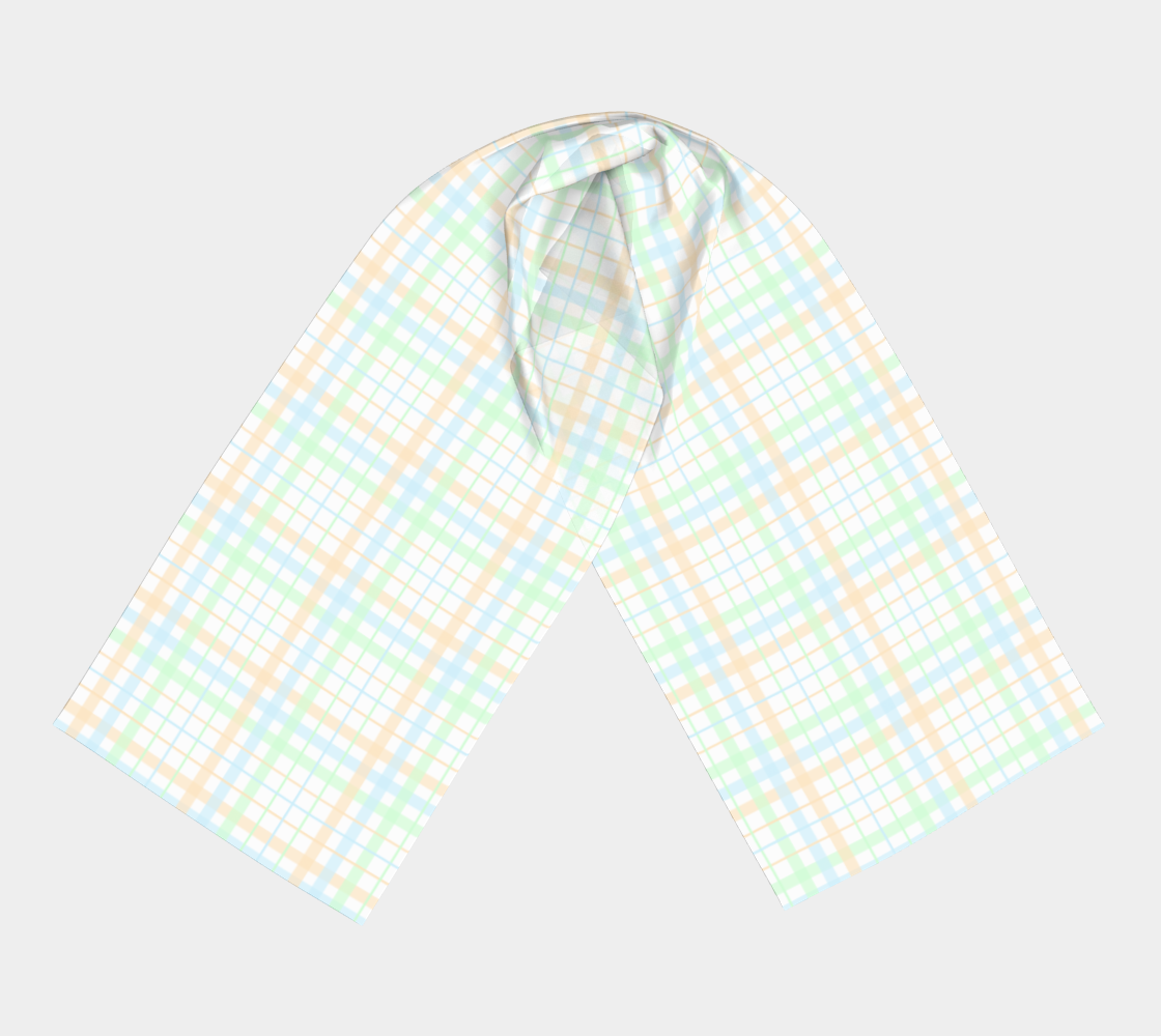 Unlabeled Orientation Plaid  Long Scarf