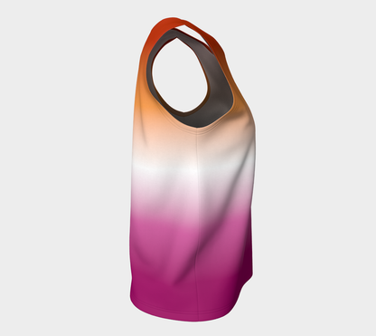 Lesbian - V1 Gradient Loose Tank (Long)