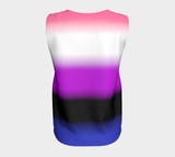 Débardeur ample dégradé Genderfluid (long)