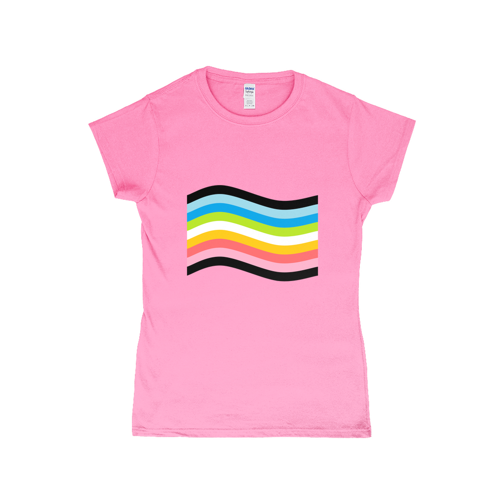 Orientation Pride Flag Fitted Tshirt | Choose Your Flag | Gildan