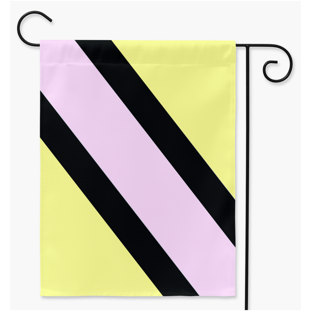 Oblifeminine Pride Flags  | Single Or Double-Sided | 2 Sizes | Gender Identity