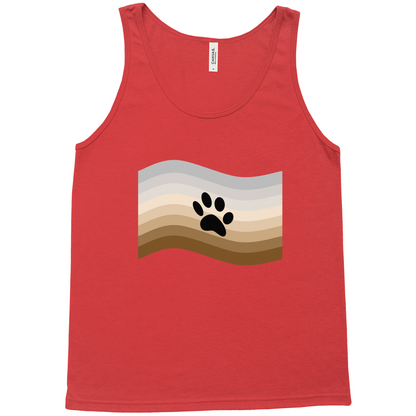 Furry Pride Flag Relaxed Fit Tank Tops | Choose Your Flag | Bella + Canvas