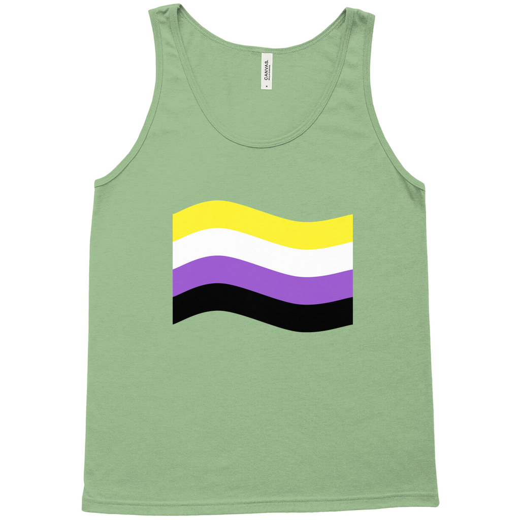 Gender Pride Flag Relaxed Fit Tank Tops | Choose Your Flag | Bella + Canvas