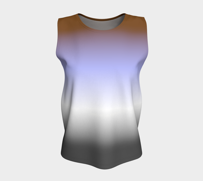 Gender Apathetic Gradient Loose Tank (Long)