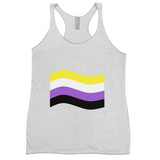 Gender Pride Flag Fitted Racerback Tank Tops | Choose Your Flag