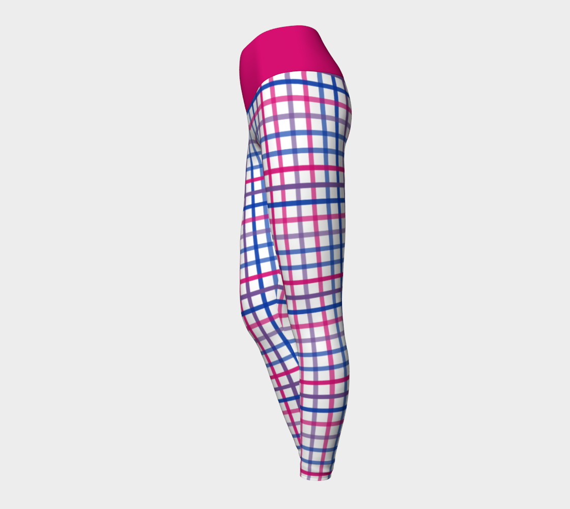 Bisexual Tattersol Plaid Yoga Leggings