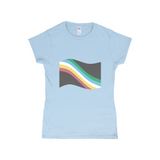 Disability and Neurodiversity Pride Flag Fitted Tshirt | Choose Your Flag | Gildan