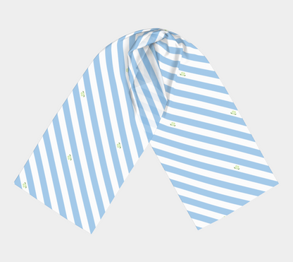 Pride Striped Long Scarf | Choose Your Colourway and Fabric