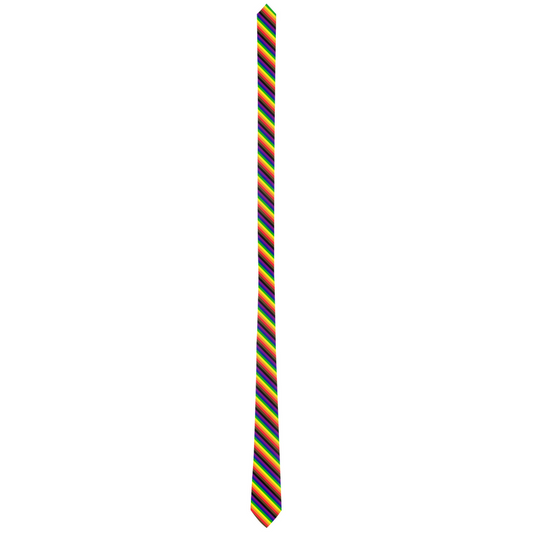 Philly Rainbow Striped Pride Patterned Neck Ties