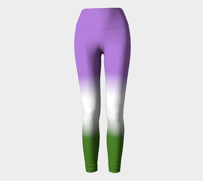 Genderqueer Gradient Yoga Leggings