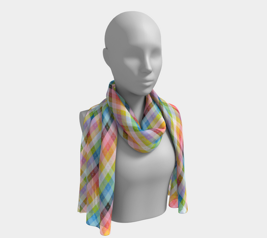 Queer Argyle Long Scarf