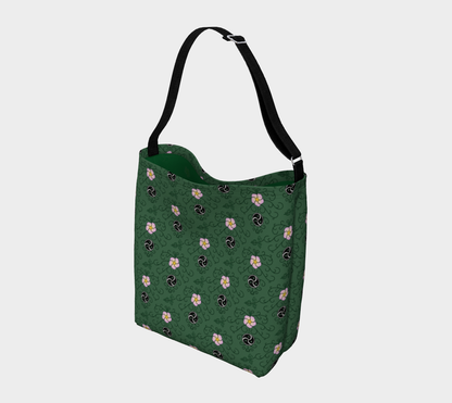 Wild Rose and Vine BDSM (Green) Day Tote