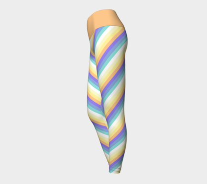 Genderfaun Striped Yoga Leggings