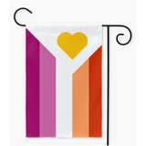Polyamory Pride - V6 - Drapeaux lesbiens de cour et de jardin | Simple ou double face | 2 tailles