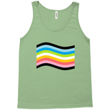 Orientation Pride Flag Relaxed Fit Tank Tops | Choose Your Flag | Bella + Canvas