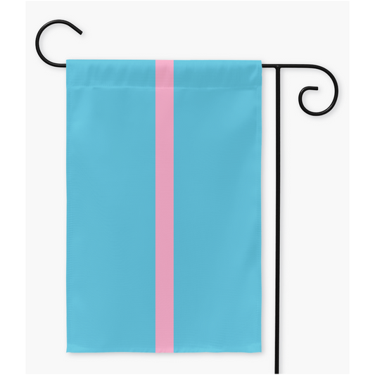 Drapeaux de cour et de jardin polyandrie | Simple ou double face | 2 tailles | Polyamour et ENM