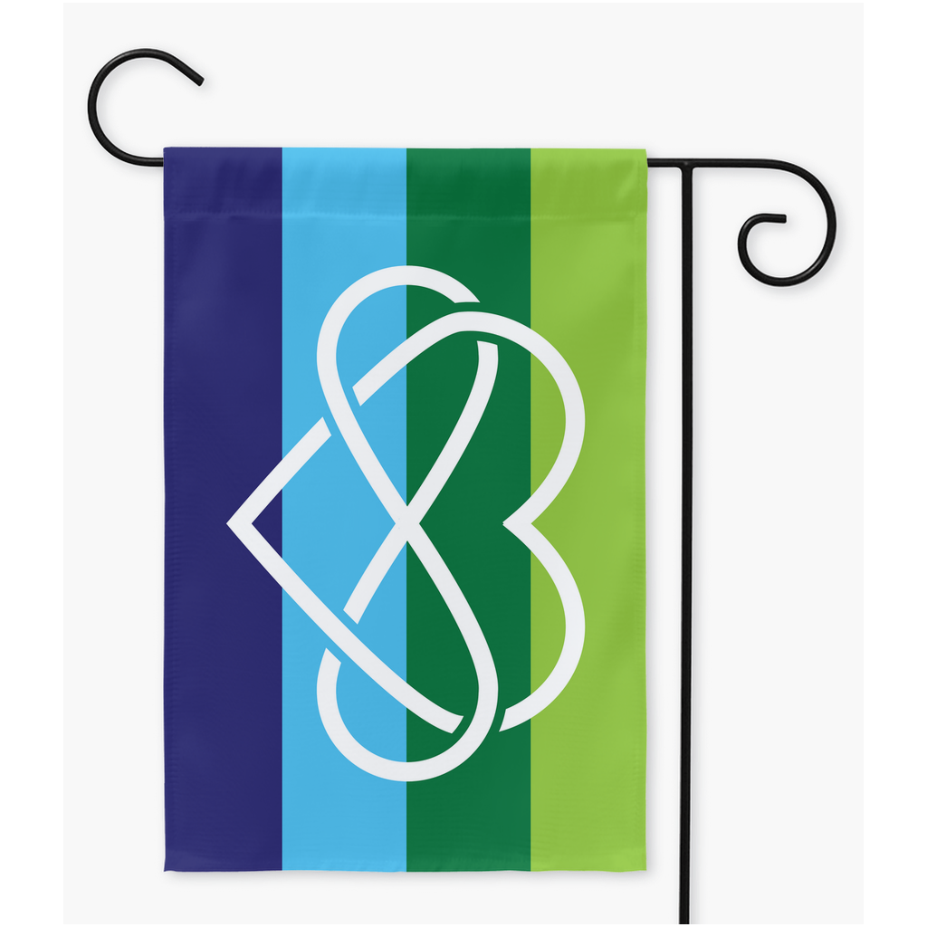 Polyamory - V3 Yard and Garden Flag  | Single Or Double-Sided | 2 Sizes