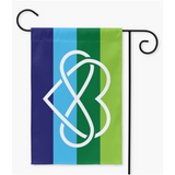 Polyamour - V3 Yard et drapeau de jardin | Simple ou double face | 2 tailles