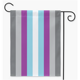 Demiboyflux Pride Yard and Garden Flags | Single Or Double-Sided | 2 Sizes | Gender Identity and Expression