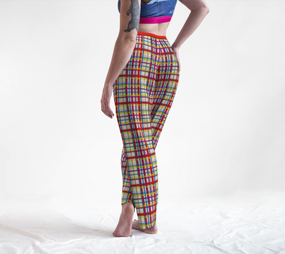 Rainbow Madras Plaid Lounge Pants