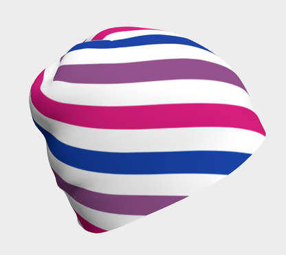 Bisexual Barber Striped Beanie