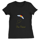 T-shirts ajustés Bumblebee Pride Pun - DARK | Choisissez votre coloris et votre jeu de mots | Bella + Toile