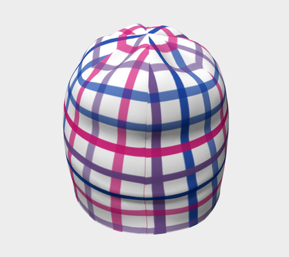 Bisexual Tattersol Plaid Beanie