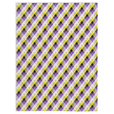 Couvertures Minky Nonbinaires Bright Argyle Plaid Pride