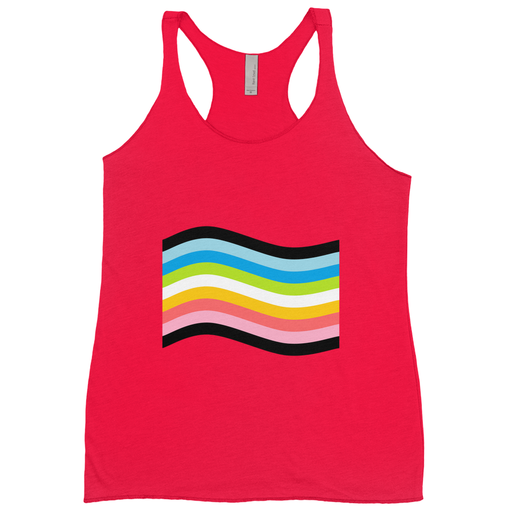 Orientation Pride Flag Fitted Racerback Tank Tops | Choose Your Flag