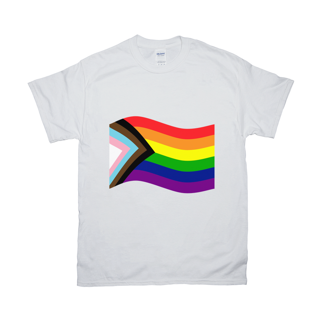 Rainbow Pride Flag Relaxed Fit Tshirt - LIGHT | Choose Your Flag