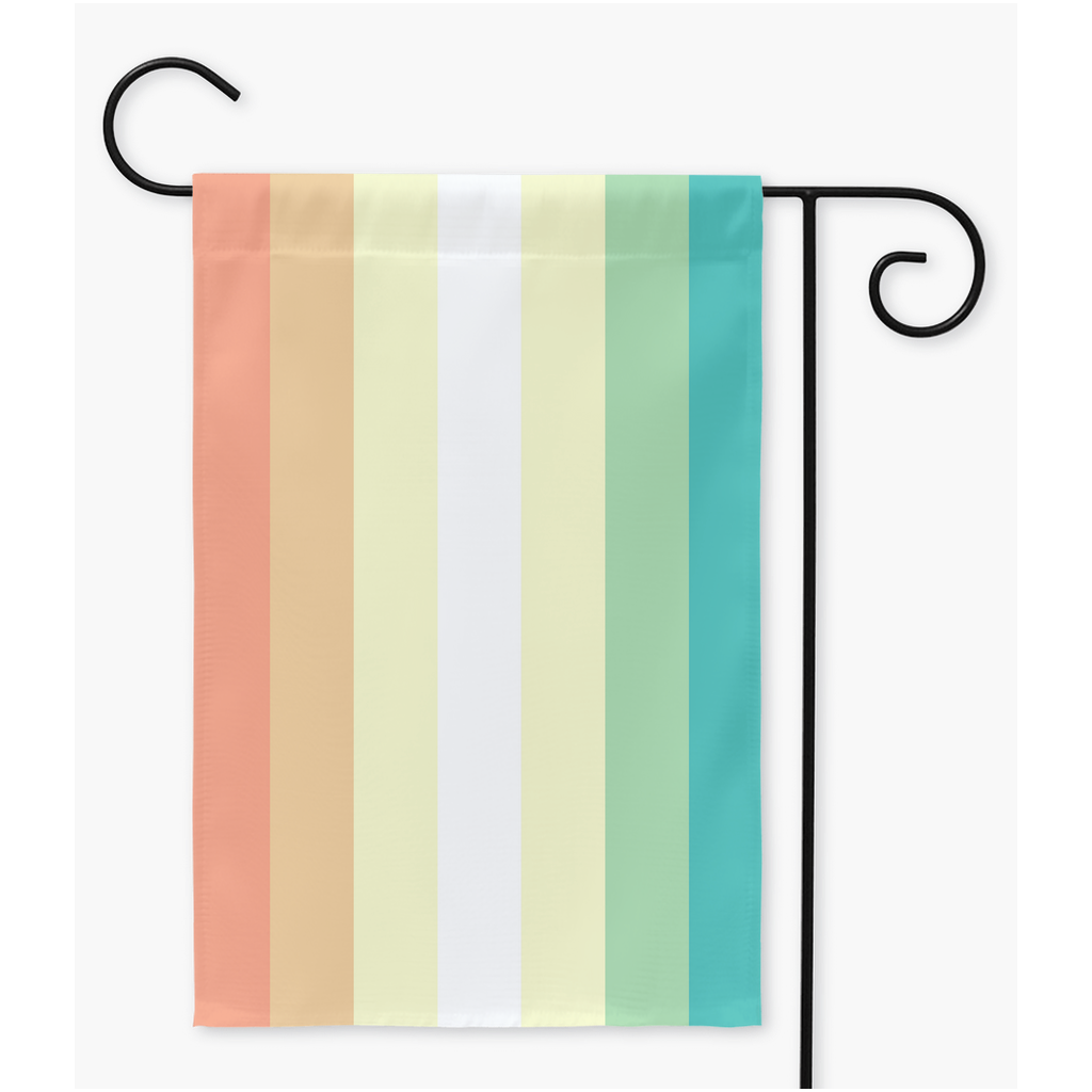 Genderfloren Pride Yard and Garden Flags  | Single Or Double-Sided | 2 Sizes