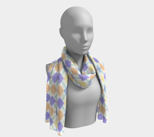 Genderfaun Argyle Long Scarf