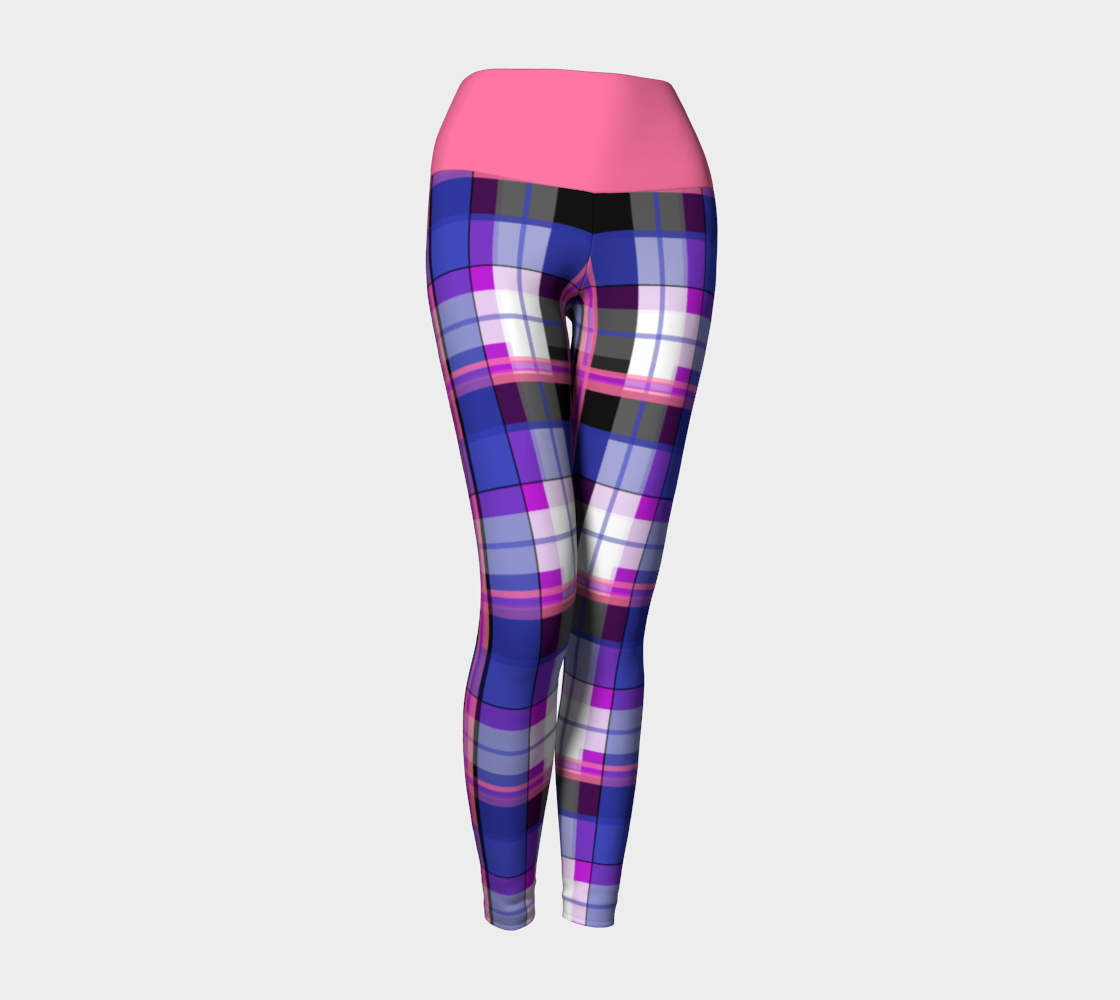 Genderfluid Plaid Yoga Leggings