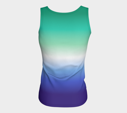 Gay Man (formerly Vincian - V2)  Gradient Fitted Tank (Long)