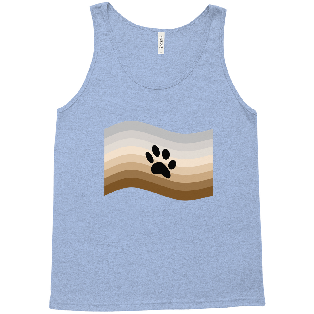 Furry Pride Flag Relaxed Fit Tank Tops | Choose Your Flag | Bella + Canvas