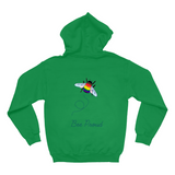 Sweats à capuche Bumblebee Pride Pun (sans fermeture éclair/pull) – DESIGN arrière | Choisissez votre drapeau et votre jeu de mots | Sweat à capuche pull bourdon | LGBTQIA