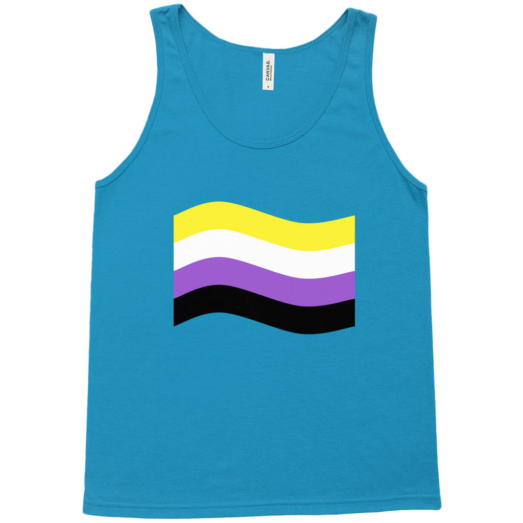 Gender Pride Flag Relaxed Fit Tank Tops | Choose Your Flag | Bella + Canvas