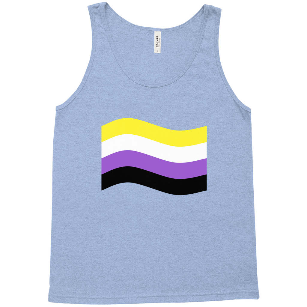 Gender Pride Flag Relaxed Fit Tank Tops | Choose Your Flag | Bella + Canvas