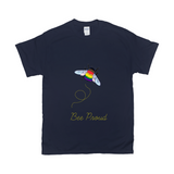 T-shirt unisexe Bumblebee Pride Pun - DARK | Choisissez votre drapeau et votre jeu de mots
