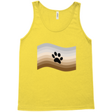 Furry Pride Flag Relaxed Fit Tank Tops | Choose Your Flag | Bella + Canvas
